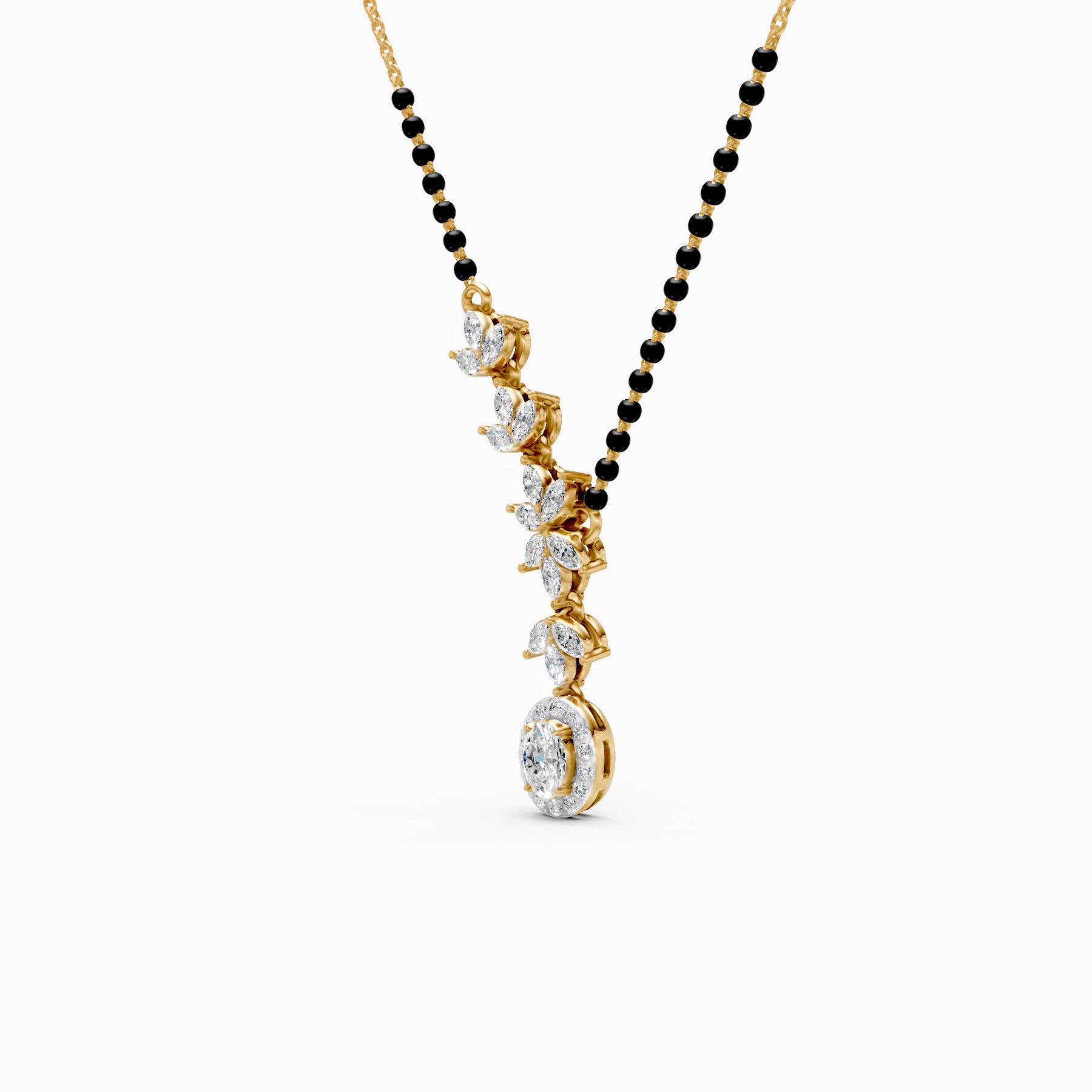 Eternal Bloom Lab Grown Diamond Mangalsutra